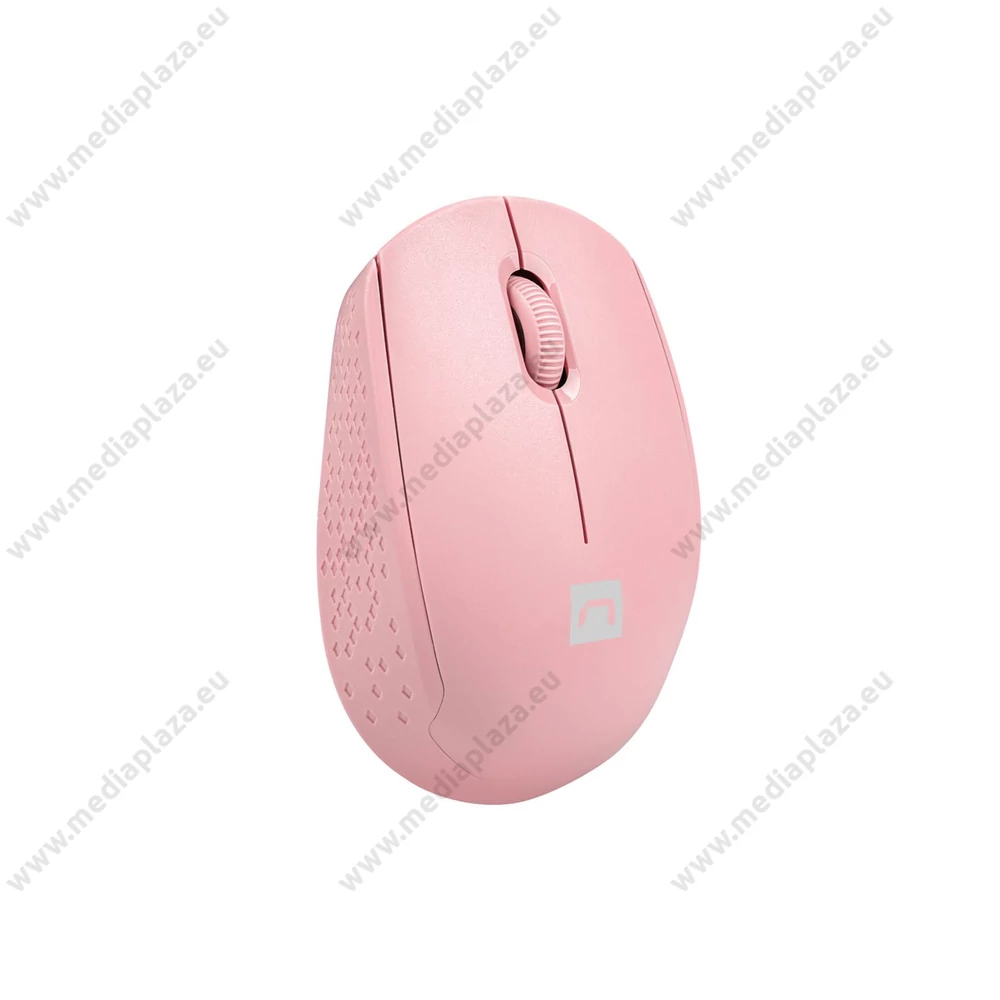 NATEC STORK NMY-2002 VEZETÉK NÉLKÜLI OPTIKAI EGÉR 2,4GHZ 1600DPI RÓZSASZÍN