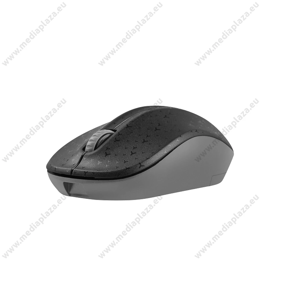 NATEC TOUCAN NMY-1650 VEZETÉK NÉLKÜLI OPTIKAI EGÉR 2,4GHZ 1600DPI FEKETE/SZÜRKE