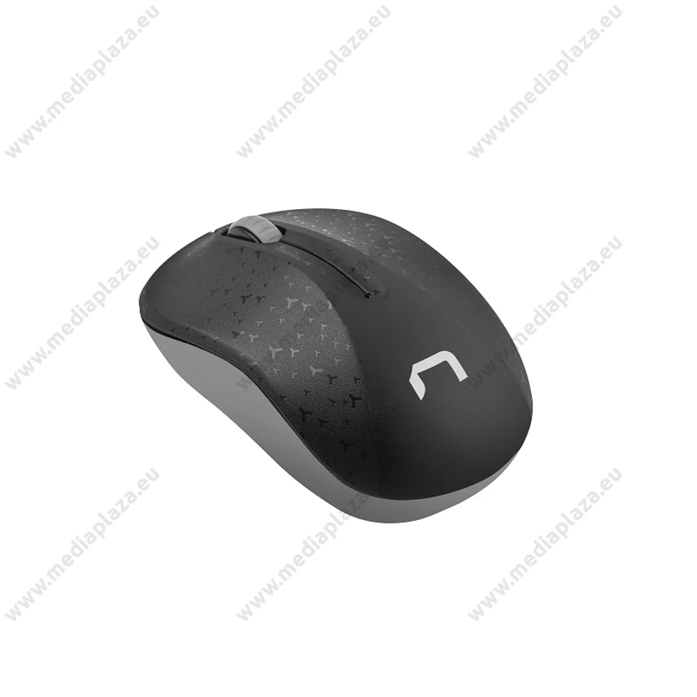 NATEC TOUCAN NMY-1650 VEZETÉK NÉLKÜLI OPTIKAI EGÉR 2,4GHZ 1600DPI FEKETE/SZÜRKE