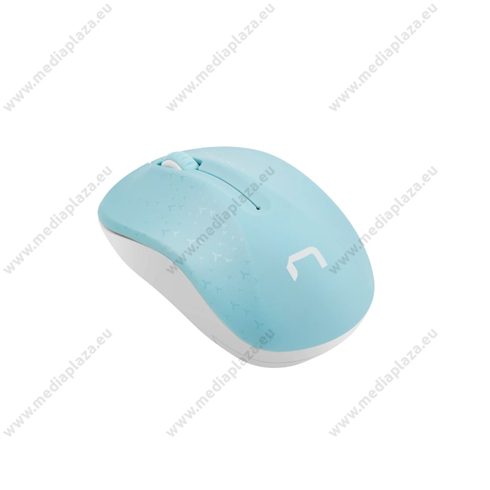 NATEC TOUCAN NMY-1651 VEZETÉK NÉLKÜLI OPTIKAI EGÉR 2,4GHZ 1600DPI KÉK/FEHÉR