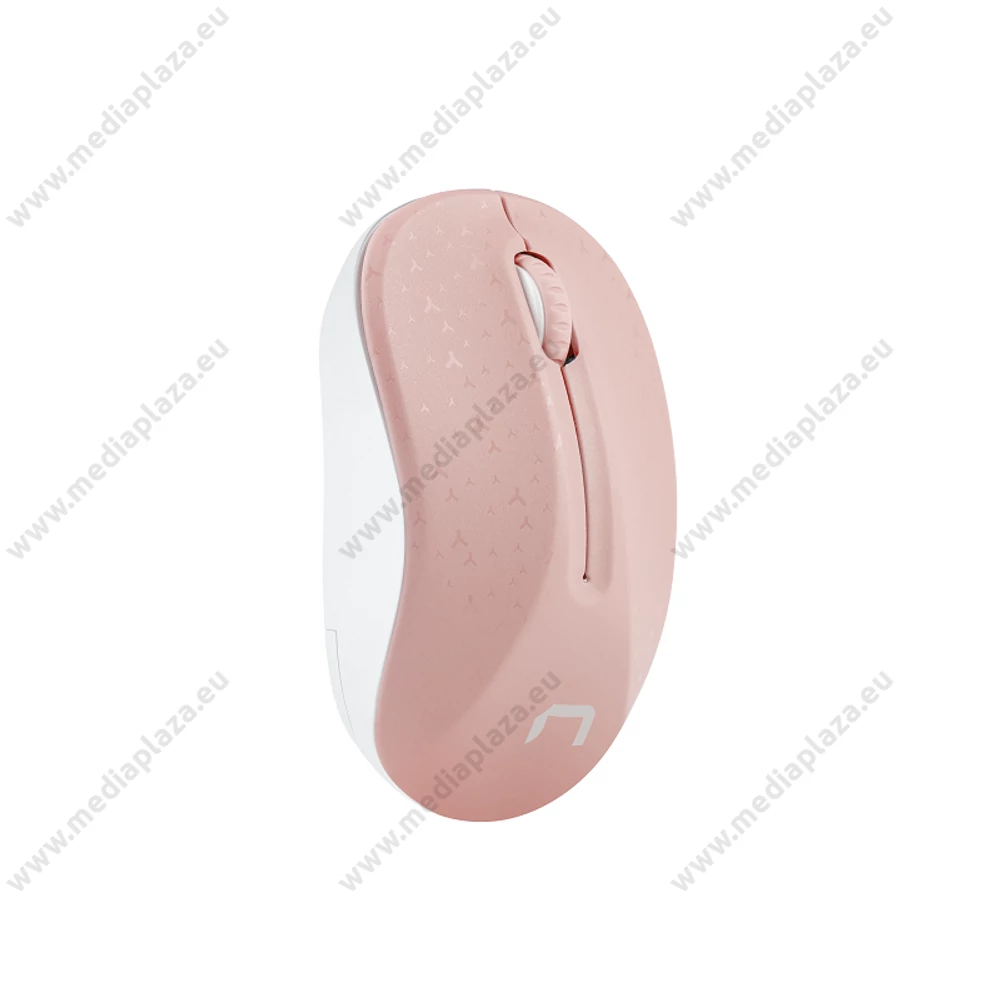 NATEC TOUCAN NMY-1652 VEZETÉK NÉLKÜLI OPTIKAI EGÉR 2,4GHZ 1600DPI RÓZSASZÍN/FEHÉR