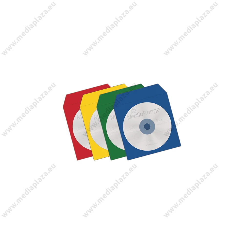 MEDIARANGE CD/DVD PAPÍRTOK SZÍNES 100 DB-OS BOX67