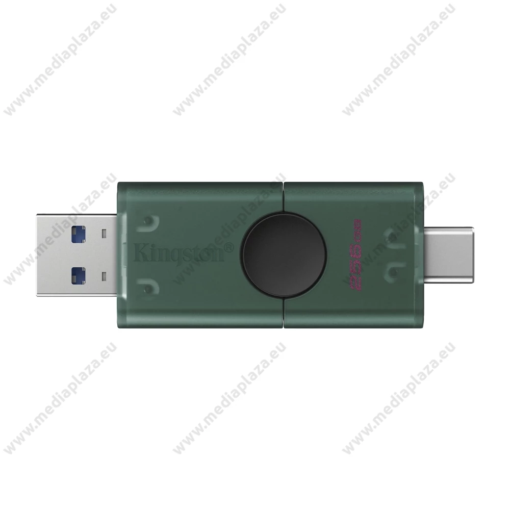 KINGSTON DATATRAVELER DUO G2 USB 3.2 USB-A/USB-C PENDRIVE 256GB FEKETE-ZÖLD
