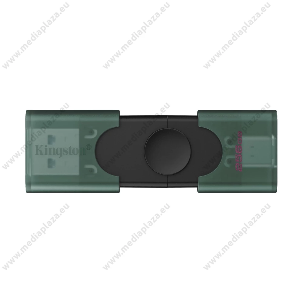 KINGSTON DATATRAVELER DUO G2 USB 3.2 USB-A/USB-C PENDRIVE 256GB FEKETE-ZÖLD