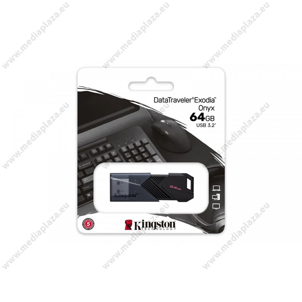 KINGSTON DATATRAVELER EXODIA ONYX USB 3.2 GEN 1 PENDRIVE 64GB