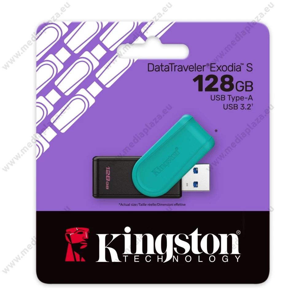 KINGSTON DATATRAVELER EXODIA S USB 3.2 GEN 1 PENDRIVE 128GB
