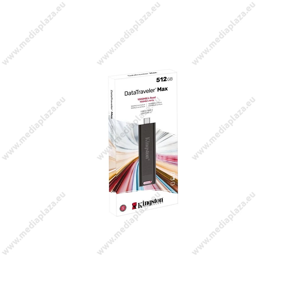 KINGSTON DATATRAVELER MAX USB-C 3.2 GEN 2 PENDRIVE 512GB (1000/900 MB/s)
