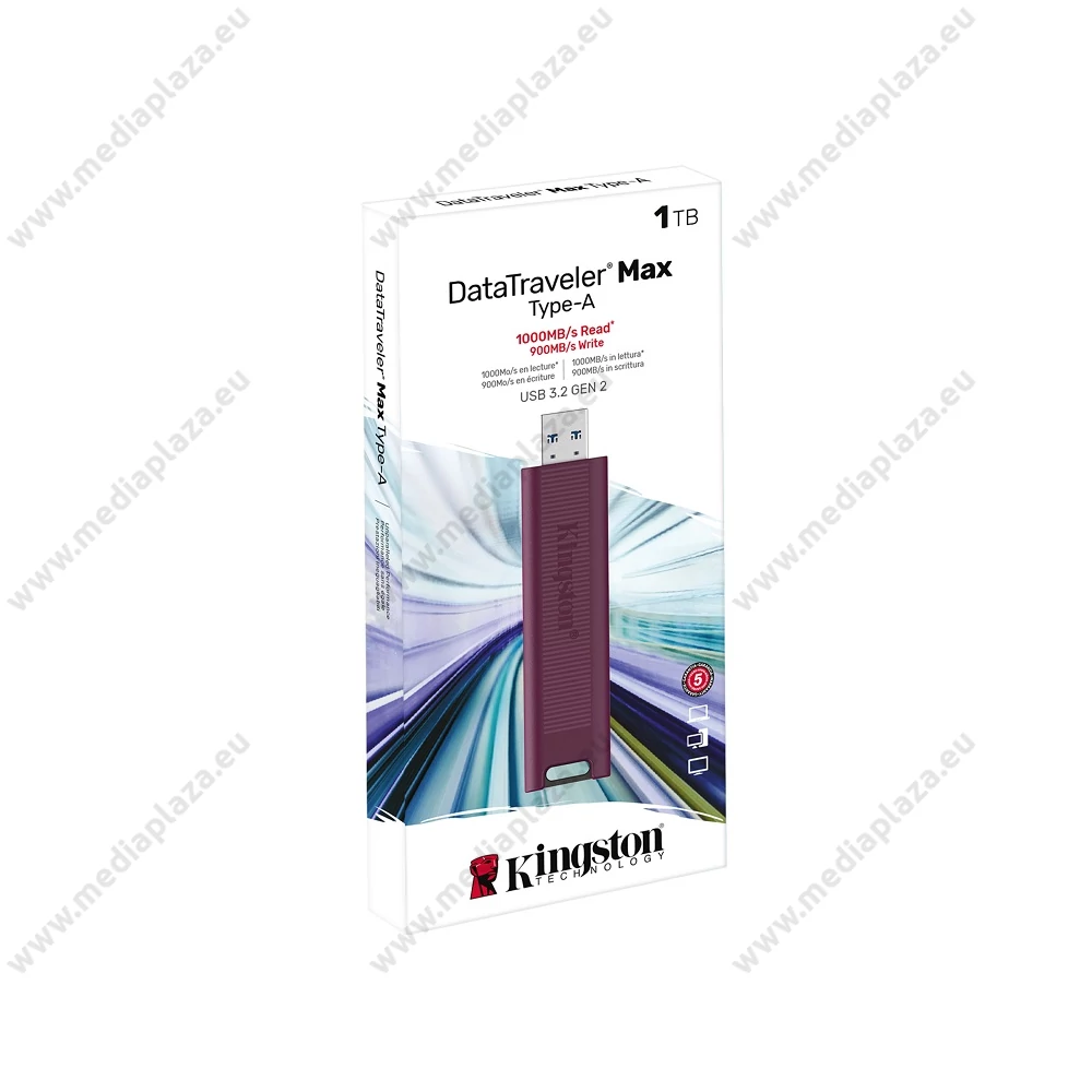 KINGSTON DATATRAVELER MAX USB-A 3.2 GEN 2 PENDRIVE 1TB (1000/900 MB/s)