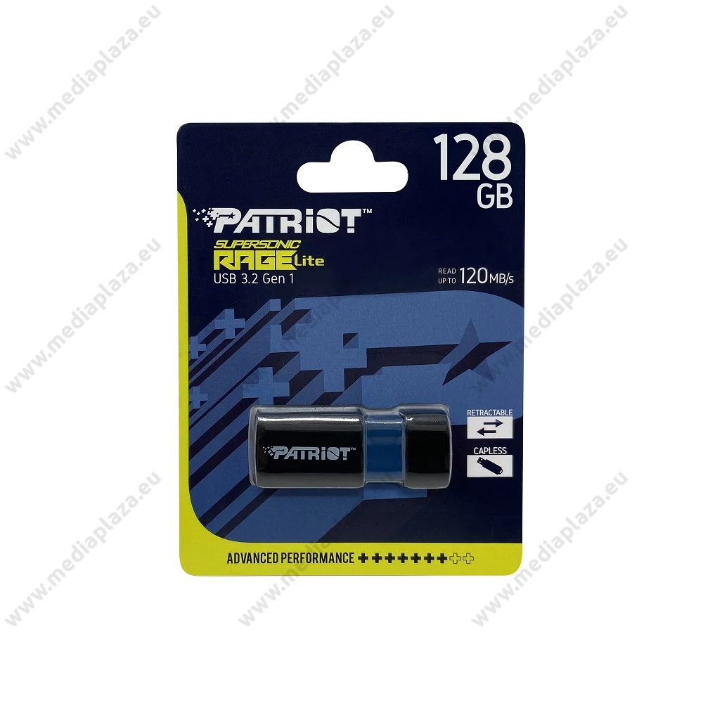 PATRIOT SUPERSONIC RAGE LITE USB 3.2 GEN 1 PENDRIVE 128GB (120 MB/s ADATÁTVITELI SEBESSÉG)