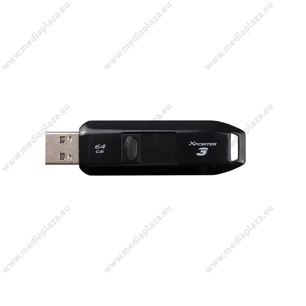 PATRIOT XPORTER 3 SLIDER USB 3.2 GEN 1 PENDRIVE 64GB FEKETE