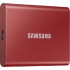 SAMSUNG T7 USB-C 3.2 GEN 2 KÜLSŐ SSD MEGHAJTÓ 1TB PIROS