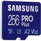 SAMSUNG PRO PLUS (2021) MICRO SDXC 256GB CLASS 10 UHS-I U3 A2 V30 160/120 MB/s + USB 3.0 MEMÓRIAKÁRTYA OLVASÓ