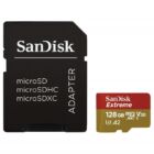 SANDISK EXTREME MOBILE MICRO SDXC 128GB + ADAPTER CLASS 10 UHS-I U3 A2 V30 160/90 MB/s