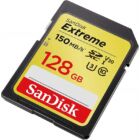 SANDISK EXTREME SDXC 128GB CLASS 10 UHS-I U3 V30 150/70 MB/s