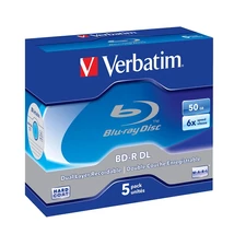 VERBATIM BD-R 50GB 6X NORMÁL TOKBAN