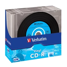 VERBATIM CD-R 52X VINYL SLIM TOKBAN (10)