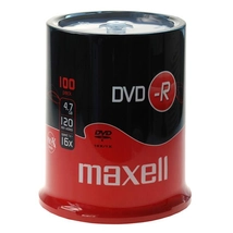 MAXELL DVD-R 16X CAKE (100)
