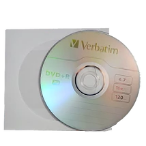 VERBATIM DVD+R 16X PAPÍRTOKBAN (10)