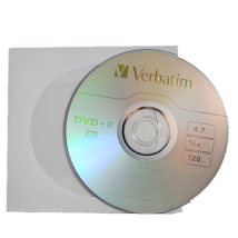 VERBATIM DVD+R 16X PAPÍRTOKBAN (10)