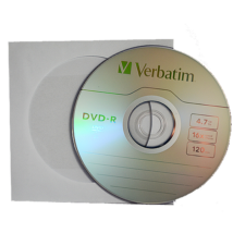 VERBATIM DVD-R 16X PAPÍRTOKBAN (10)