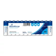 MEDIARANGE AA MÉRETŰ PREMIUM ALKALINE ELEM SHRINK (24)