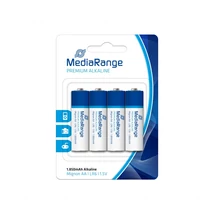 MEDIARANGE AA MÉRETŰ PREMIUM ALKALINE ELEM (4 BLISTER) MRBAT104