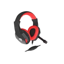 NATEC GENESIS ARGON 110 SZTEREÓ GAMING FEJHALLGATÓ/HEADSET FEKETE-PIROS