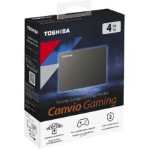 TOSHIBA CANVIO GAMING 2,5 COL USB 3.0 KÜLSŐ MEREVLEMEZ 4TB FEKETE