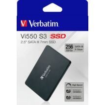 VERBATIM Vi550 S3 2,5 COL MÉRETÚ SATA III 560/460 MB/s 7mm SSD MEGHAJTÓ 256GB