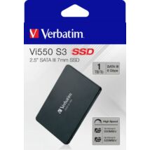 VERBATIM Vi550 S3 2,5 COL MÉRETÚ SATA III 560/535 MB/s 7mm SSD MEGHAJTÓ 1TB