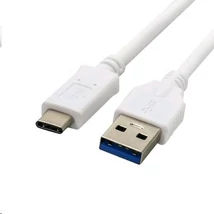 C-TECH USB 3.0 TYPE-C A-MALE/C-MALE KÁBEL 2m FEHÉR