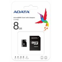 ADATA MICRO SDHC 8GB + ADAPTER CLASS 4