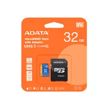 ADATA MICRO SDHC 32GB + ADAPTER CLASS 10 UHS-I U1 A1 V10 (100 MB/s OLVASÁSI SEBESSÉG)