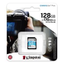 KINGSTON CANVAS GO PLUS SDXC 128GB CLASS 10 UHS-I U3 A2 V30 170/90 MB/s