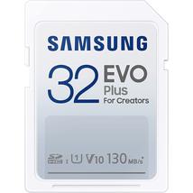 SAMSUNG EVO PLUS (2021) SDHC 32GB CLASS 10 UHS-I U1 V10 130 MB/s ADATÁTVITELI SEBESSÉG