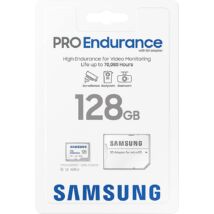 SAMSUNG PRO ENDURANCE MICRO SDXC 128GB + ADAPTER CLASS 10 UHS-I U3 V30 100/40 MB/s
