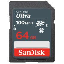 SANDISK ULTRA SDXC 64GB CLASS 10 UHS-I (100 MB/s OLVASÁSI SEBESSÉG)