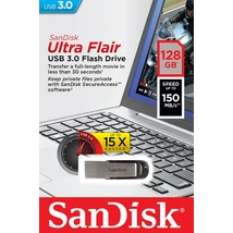 SANDISK USB 3.0 ULTRA FLAIR PENDRIVE 128GB