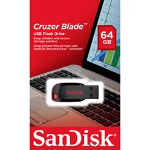 SANDISK USB 2.0 PENDRIVE CRUZER BLADE 64GB FEKETE