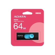 ADATA UV220 USB 2.0 PENDRIVE 64GB FEKETE-KÉK