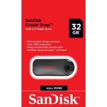SANDISK USB 2.0 CRUZER SNAP PENDRIVE 32GB FEKETE