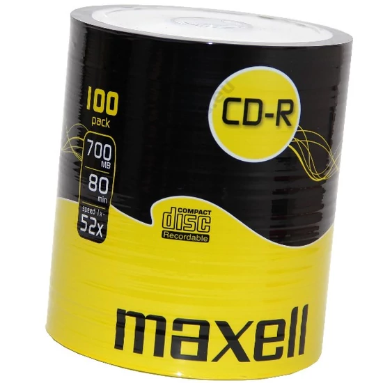 MAXELL CD-R 52X SHRINK (100)