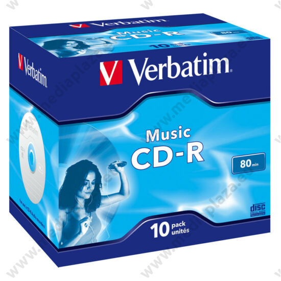 VERBATIM CD-R 52X AUDIO NORMÁL TOKBAN (10)