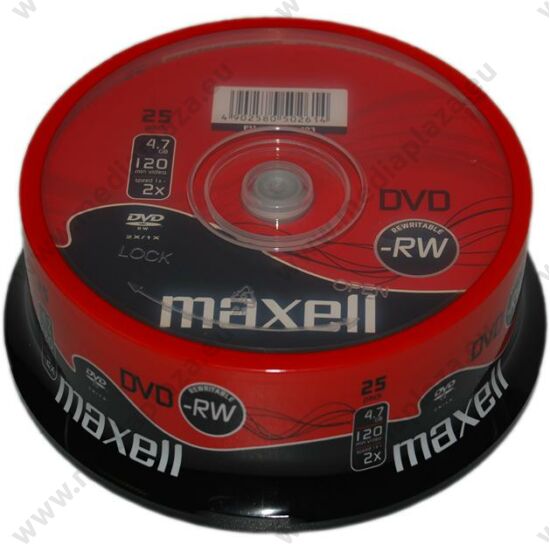 MAXELL DVD-RW 6X CAKE (25) REPACK