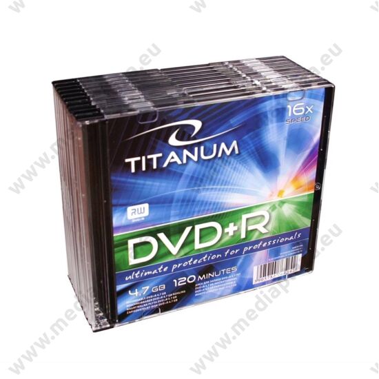 TITANUM DVD+R 16X SLIM TOKBAN (10)