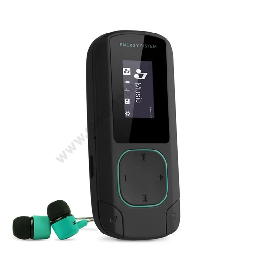 ENERGY SISTEM MP3 CLIP BLUETOOTH 8GB MP3 LEJÁTSZÓ FEKETE/MENTAZÖLD