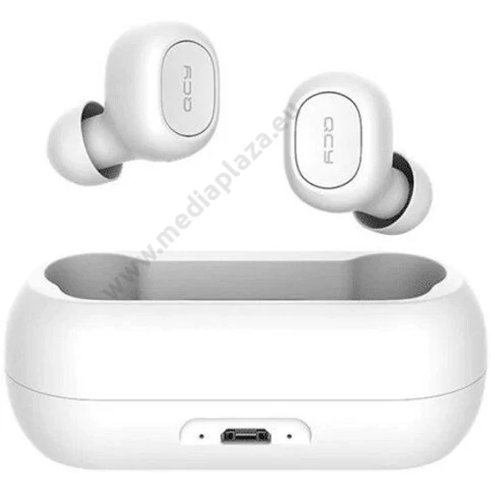 QCY T1C VEZETÉK NÉLKÜLI BLUETOOTH 5.0 TWS FÜLHALLGATÓ/HEADSET FEHÉR