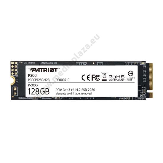 PATRIOT P300 M.2 2280 PCIe NVMe SSD MEGHAJTÓ 1600/600 MB/s 128GB