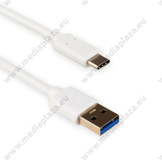 4WORLD USB 3.0 TYPE-C A-MALE/C-MALE KÁBEL 1m FEHÉR