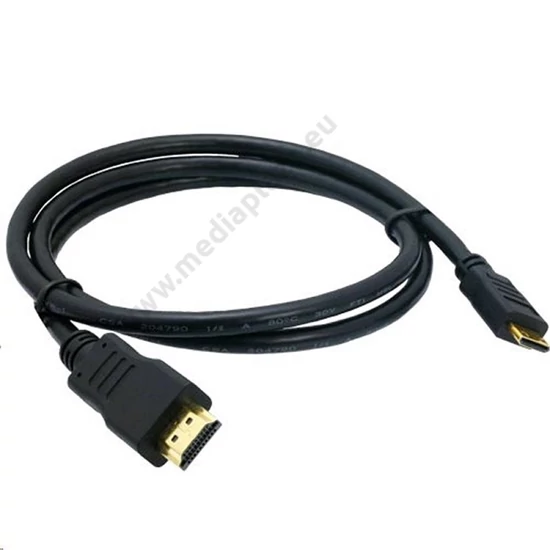 C-TECH HDMI-HDMI KÁBEL 1.4 ARANYOZOTT 0,5m